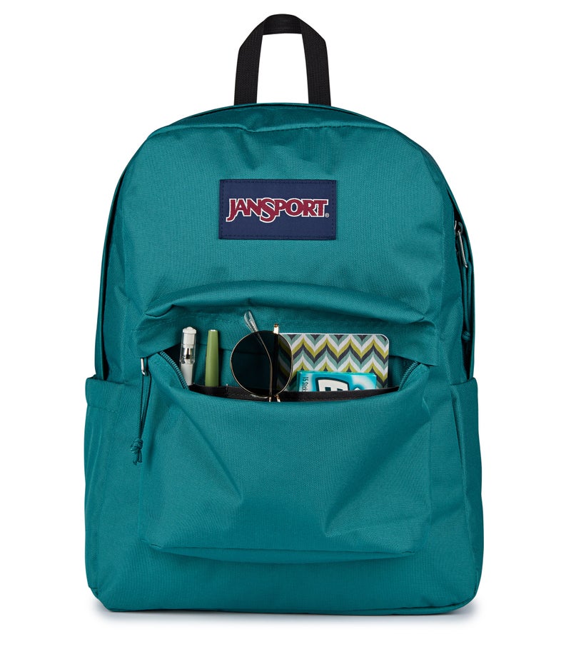 JanSport Superbreak Plus Emerald Pool Backpack - Image 3