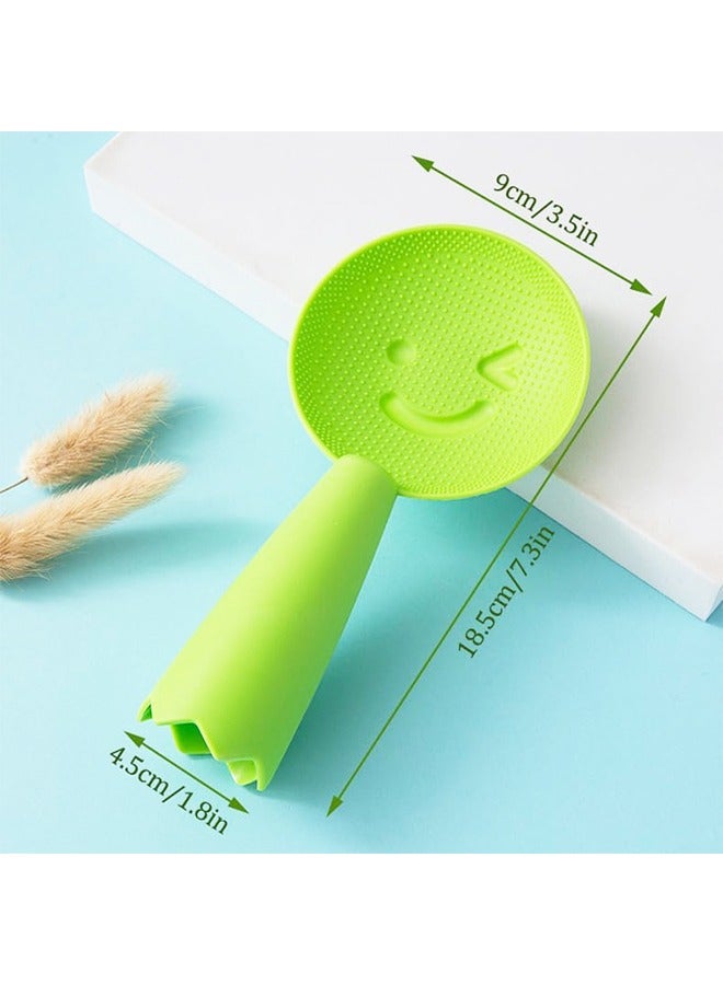 4 Pcs Non-stick Heat Resistant Standing Rice Serving Spoon Rice Potato Server Cute Cooking Spoons  - Image 2