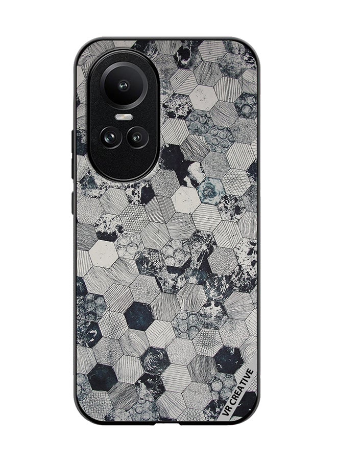 VR CREATIVE Protective Case Cover For Oppo Reno 10 Pattern Design Multicolour - Image 1