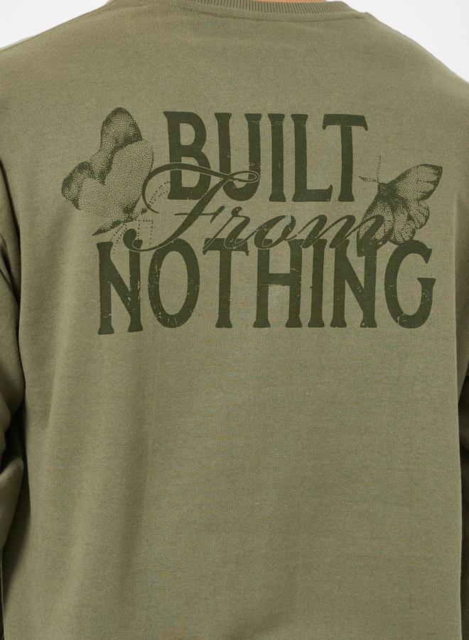 ستايلي طقم منسق من سويت شيرت وجوغر بقصة مريحة - Image 5