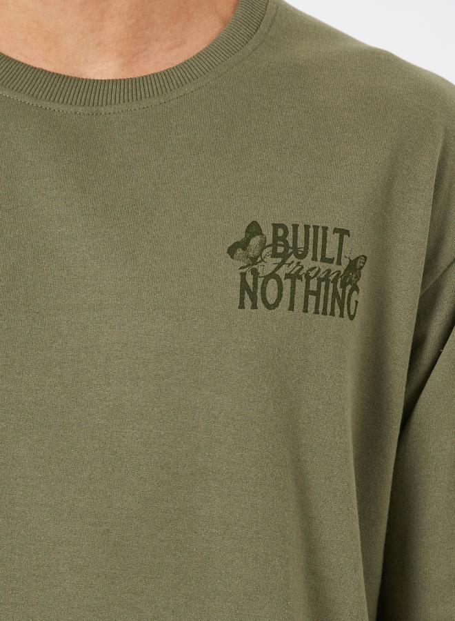 ستايلي طقم منسق من سويت شيرت وجوغر بقصة مريحة - Image 4