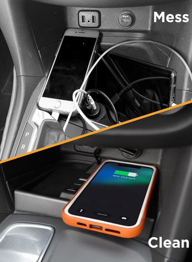 CarQiWireless Wireless Charger for Chevy Equinox Accessories 2018 2019 2020 2021 2022 Wireless Charging Center Console Organizer for Chevy Chevrolet Equinox L/LS/LT/Premier Accessories - Image 4