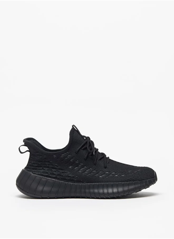 أوكلان Women Textured Lace-Up Sports Shoes