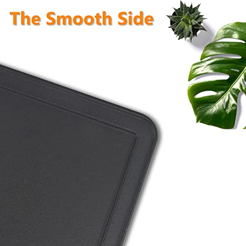GasSaf Cast Iron Reversible Griddle, Double Sided Grill Pan Perfect for Stove Tops and Gas Grills, 10 Inch x 10 Inch - Image 5
