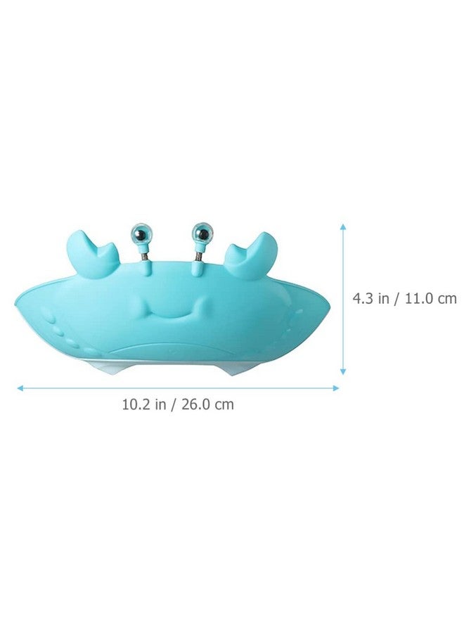 TOYANDONA TOYANDONA Toddler Hair Washing Shield, 2pcs Cute Crab Silicone Shower Cap & Hair Washing Hat for Kids (Blue + Red) - Image 2