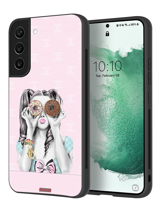 Tolwak Samsung Galaxy S21 Plus 5G Protective Case Cover Holding Two Donuts - Image 1