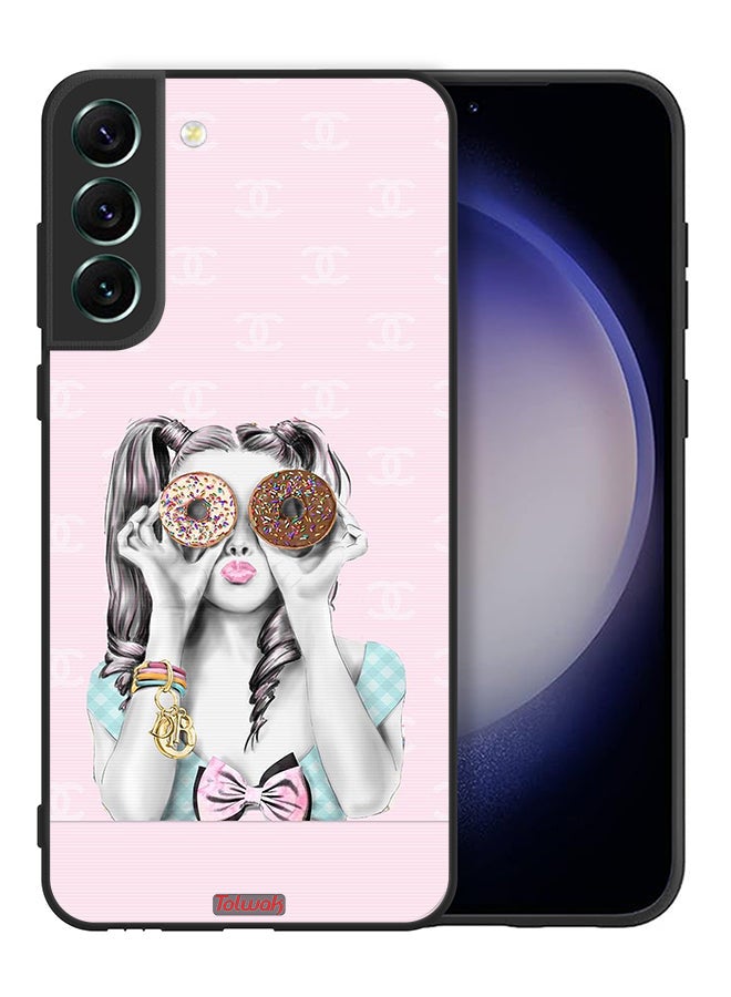 Tolwak Samsung Galaxy S21 Plus 5G Protective Case Cover Holding Two Donuts - Image 2