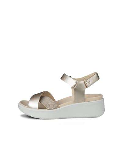 ECCO Flowt Wedge Luxury Crossband, PURE WHITE GOLD, 6-6.5 - Image 2