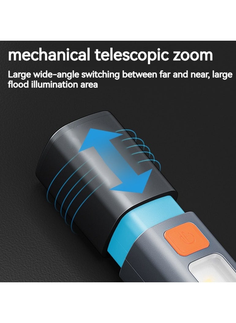 Tactical Flashlight,Super Bright Flashlights - High Lumen,Bright Zoomable LED Flashlights High Lumens,Portable Small Flash Light for Emergency,Camping,and Outdoor Use,Flash Lights for Outdoors