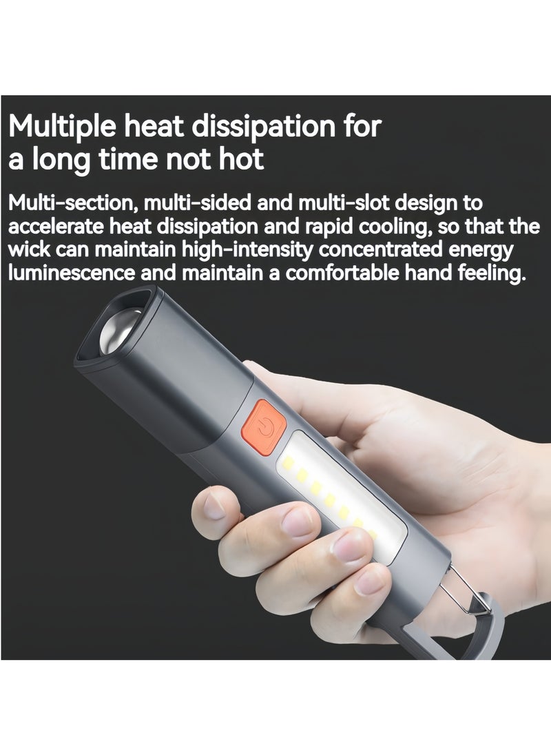 Tactical Flashlight,Super Bright Flashlights - High Lumen,Bright Zoomable LED Flashlights High Lumens,Portable Small Flash Light for Emergency,Camping,and Outdoor Use,Flash Lights for Outdoors