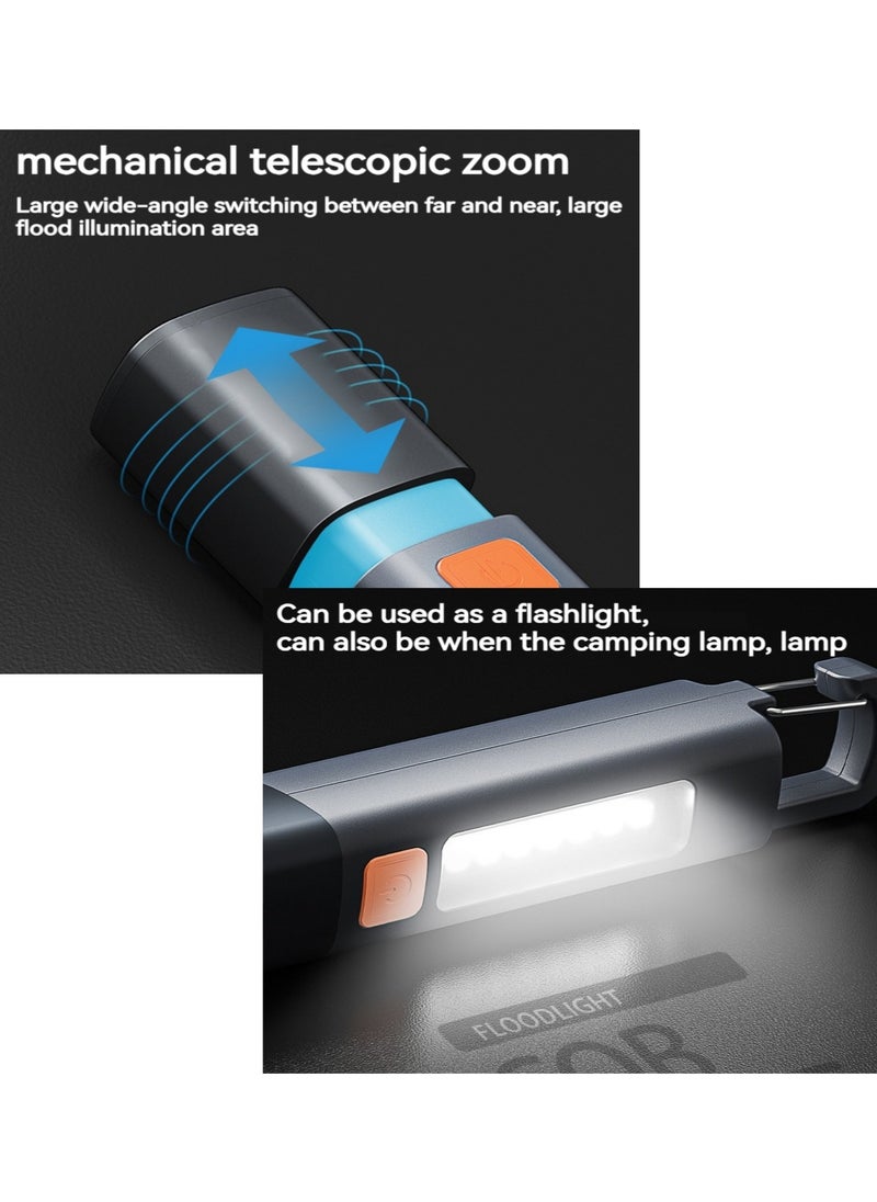 Tactical Flashlight,Super Bright Flashlights - High Lumen,Bright Zoomable LED Flashlights High Lumens,Portable Small Flash Light for Emergency,Camping,and Outdoor Use,Flash Lights for Outdoors
