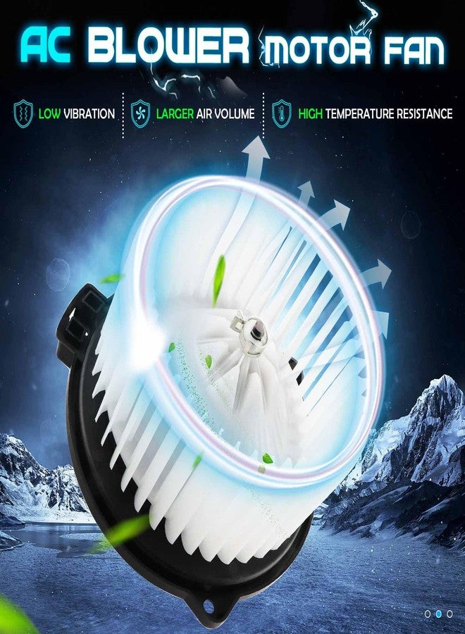 ILONPA bestUSA HVAC Heater Blower Motor ABS w/Fan Cage MR500469 700036 For 2001-2005 Sebring/Dodge Stratus, 2000-2006 Mazda MPV, 2000-2005 Mitsubishi Eclipse, 2001-2006 Mitsubishi Montero - Image 2