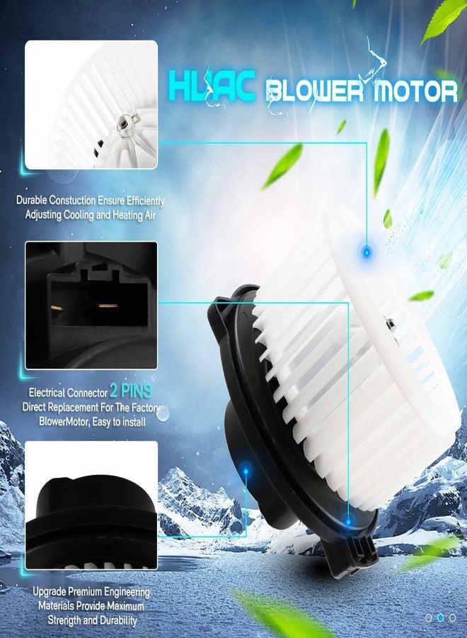 ILONPA bestUSA HVAC Heater Blower Motor ABS w/Fan Cage MR500469 700036 For 2001-2005 Sebring/Dodge Stratus, 2000-2006 Mazda MPV, 2000-2005 Mitsubishi Eclipse, 2001-2006 Mitsubishi Montero - Image 4