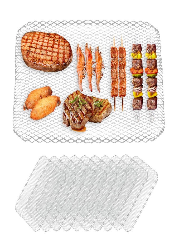 Zalaxt 20 Pcs BBQ Disposable Grill Topper Non Stick BBQ Grill Mesh Mat Disposable Grill Pans - Image 1