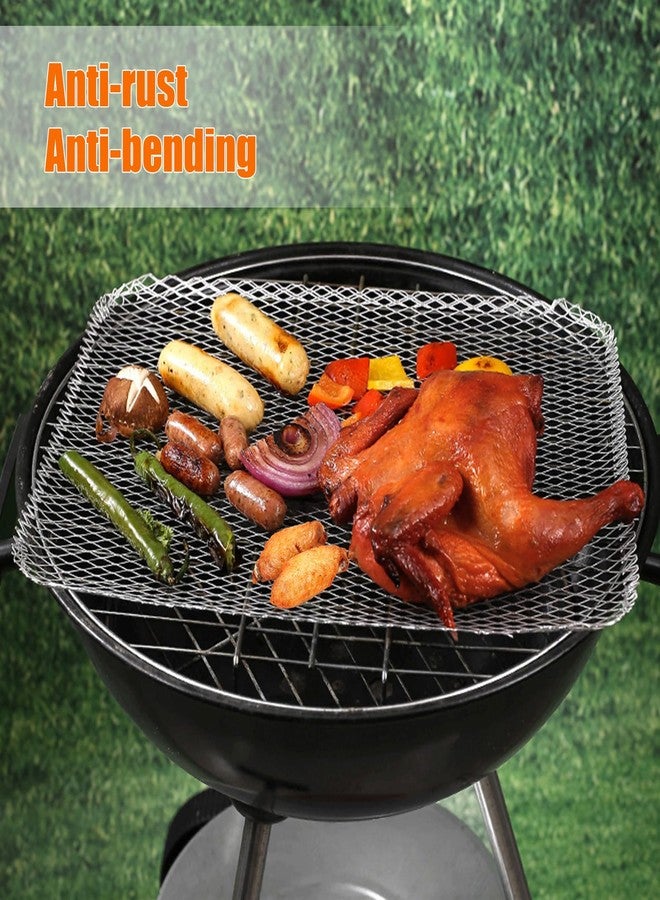 Zalaxt 20 Pcs BBQ Disposable Grill Topper Non Stick BBQ Grill Mesh Mat Disposable Grill Pans - Image 2