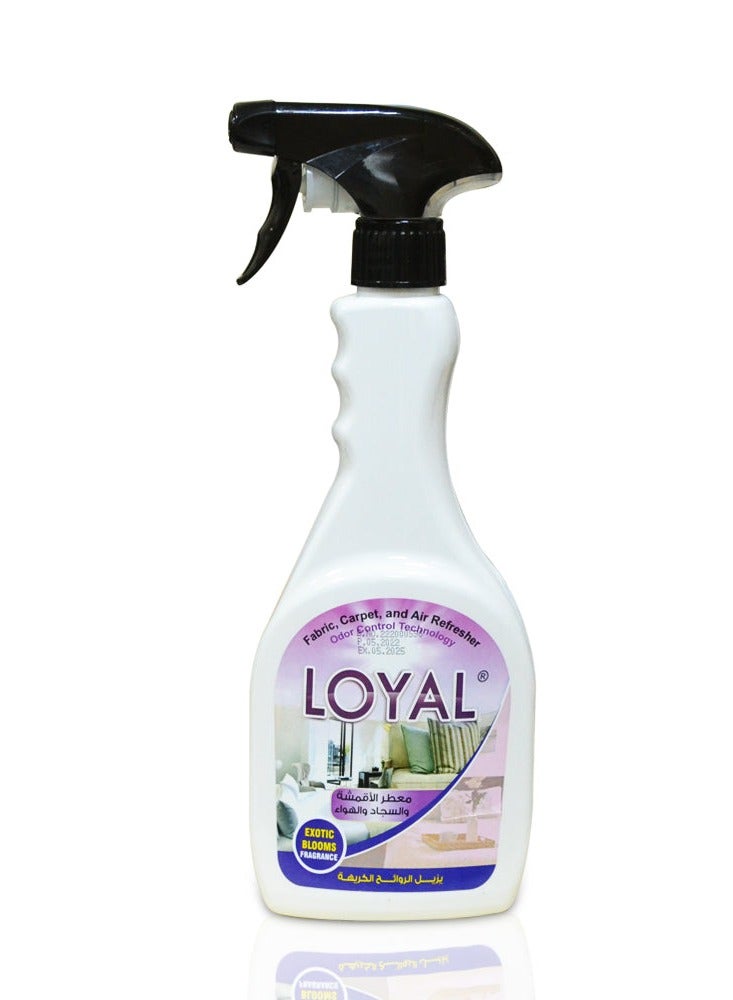 loyal Fabric Carpet Air Freshener With Exotic Blooms Fragrance 500 ML - Image 1