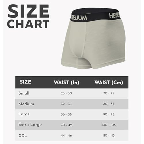 HEELIUM Bamboo Underwear Trunk for Men | 3X Softer Than Cotton & Odour Free | Stretchy Fabric & Durable Waistband - Image 4