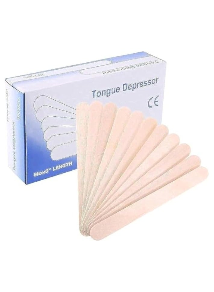 Soft Wooden Tongue Depressor 100 Pieces  - Image 1