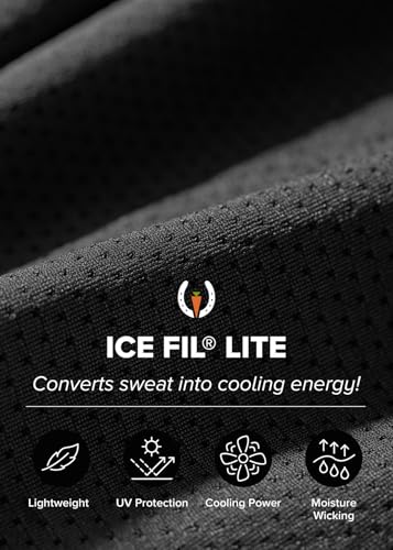 Kerrits Ice Fil Lite Short Sleeve Shirt - Solid Black Size: M - Image 3