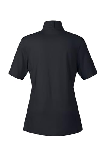 Kerrits Ice Fil Lite Short Sleeve Shirt - Solid Black Size: M - Image 5