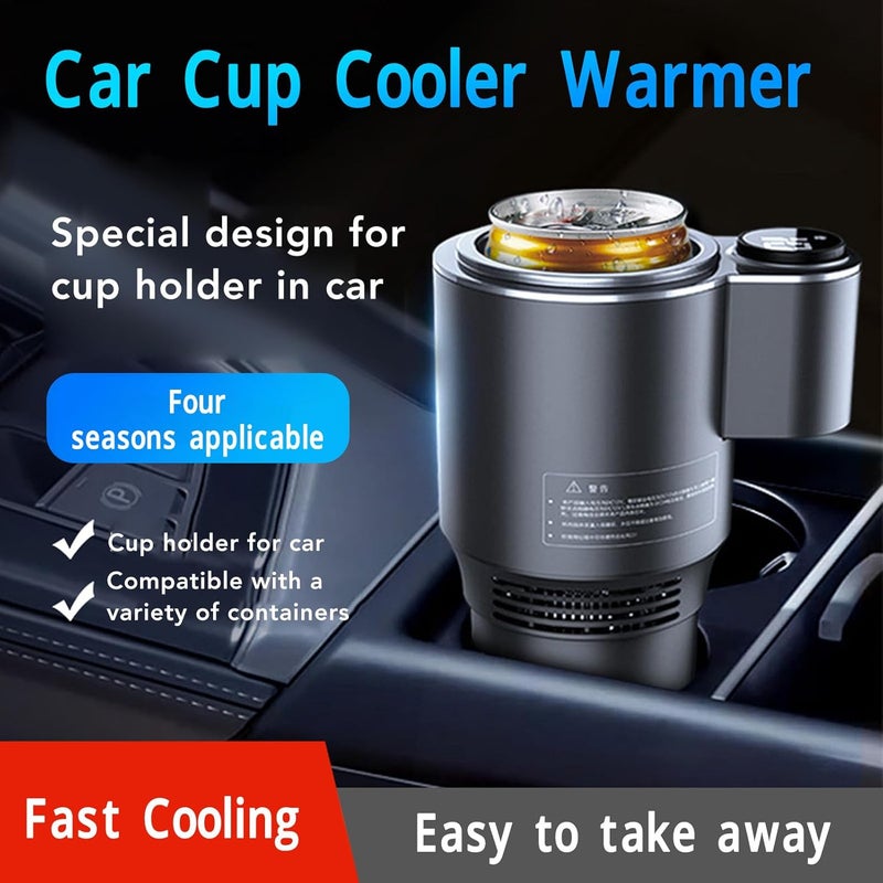 Luocute Car Cup Cooler Warmer - 36W 12V Smart Mug Holder for Quick Cooling and Heating - Image 2