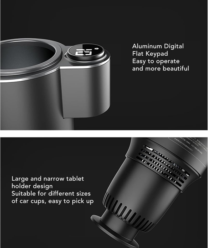 Luocute Car Cup Cooler Warmer - 36W 12V Smart Mug Holder for Quick Cooling and Heating - Image 5