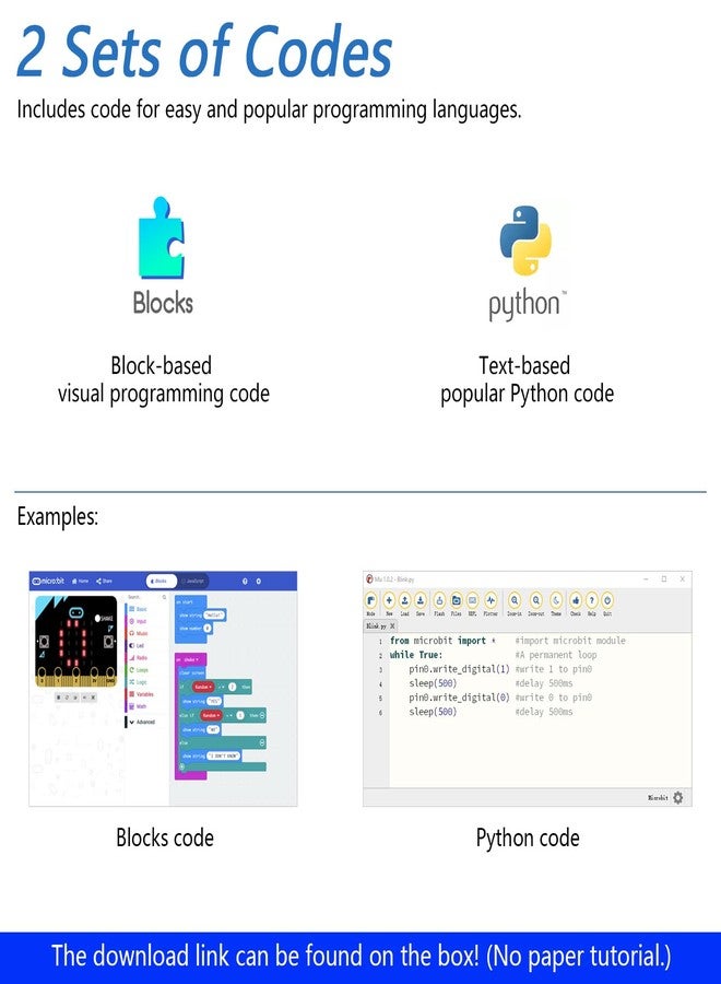 Freenove Basic Starter Kit for BBC Micro:bit (V2 Included), 179-Page Detailed Tutorial, 162 Items, 27 Projects, Blocks and Python Code - Image 3