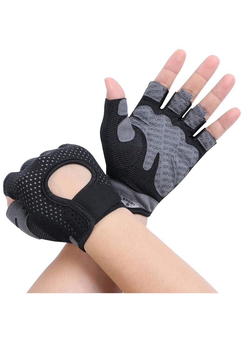 Generic Gym Gloves for Men Women Breathable Non-Slip Gloves for Workout Training Weight Lifting Yoga Dumbbell Bodybuilding Cycling Exercise  - Image 1