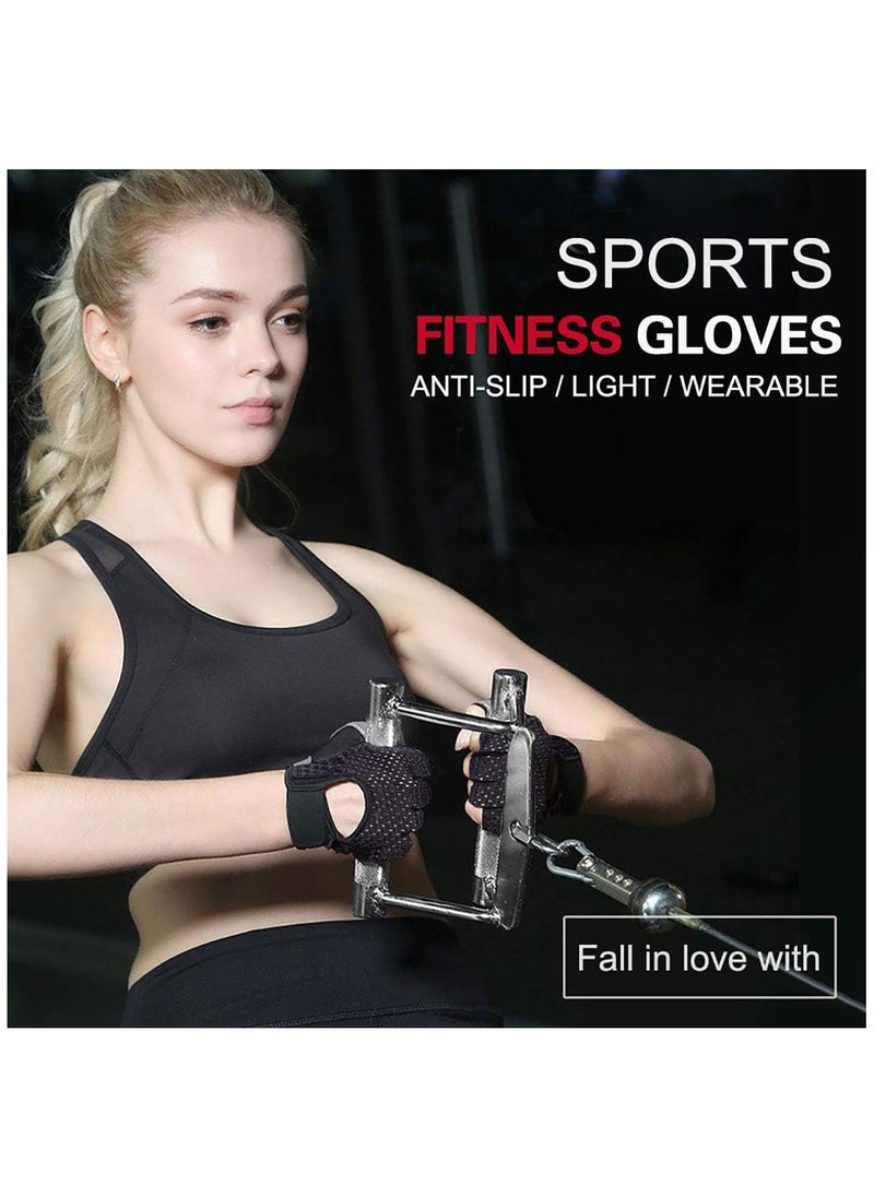 Generic Gym Gloves for Men Women Breathable Non-Slip Gloves for Workout Training Weight Lifting Yoga Dumbbell Bodybuilding Cycling Exercise  - Image 2