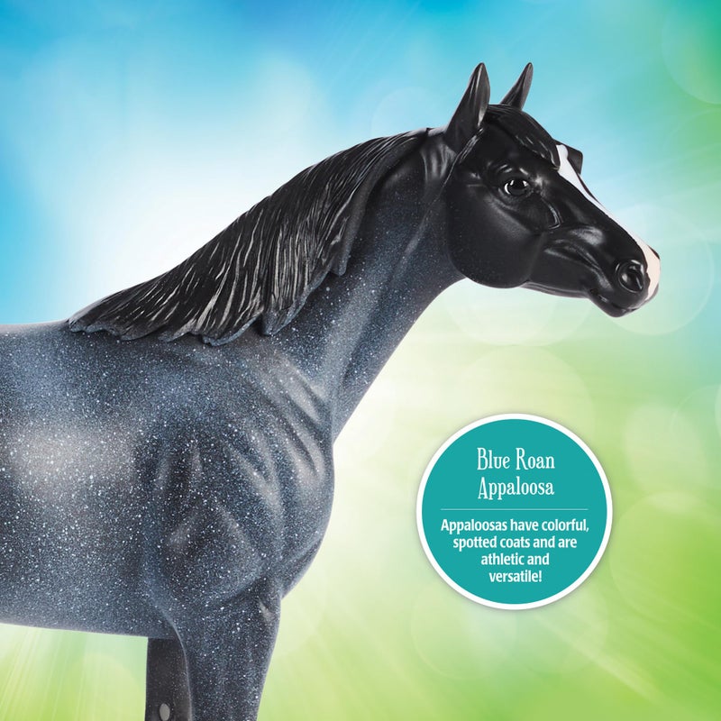 Breyer Horses Freedom Series | Blue Roan Appaloosa | Model # B-FS-10608 - Image 3