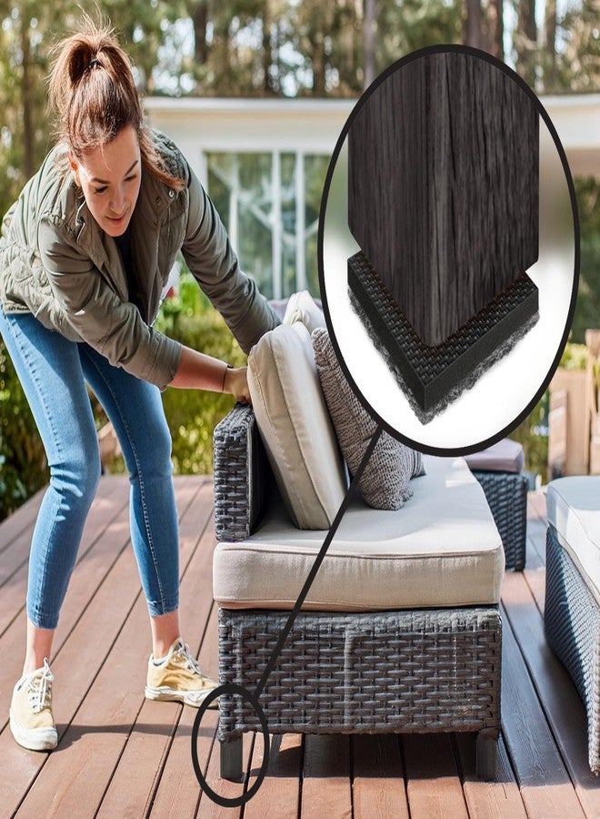 Slipstick منزلقات أثاث خارجية مقاومة للعوامل الجوية من سليبستيك غوريلا، مقاس 2.5 بوصة، للأرضيات الصلبة (عبوة من 4 قطع) - أدوات تحريك أثاث شديدة التحمل للاستخدام الداخلي والخارجي - Image 3
