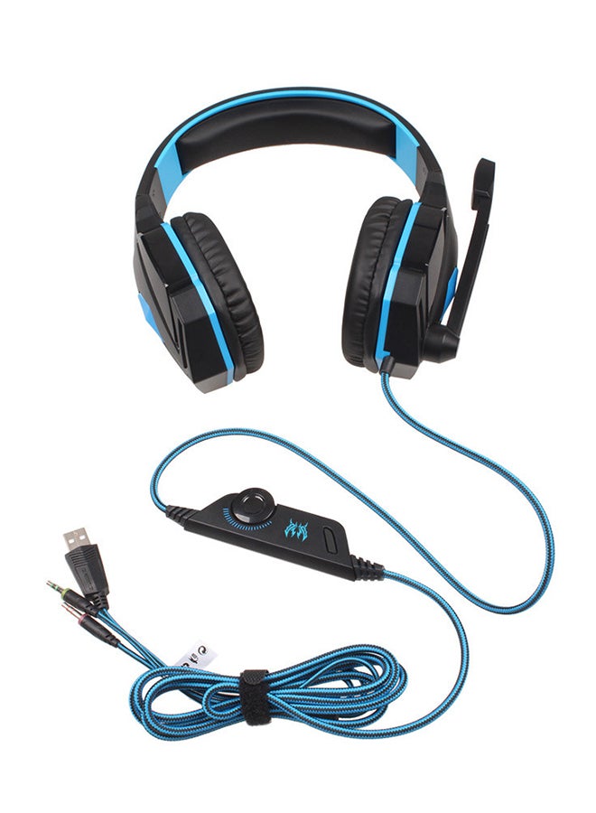KOTION EACH Over-Ear Wired Gaming Headphones With Mic For PlayStation 4 - Image 2