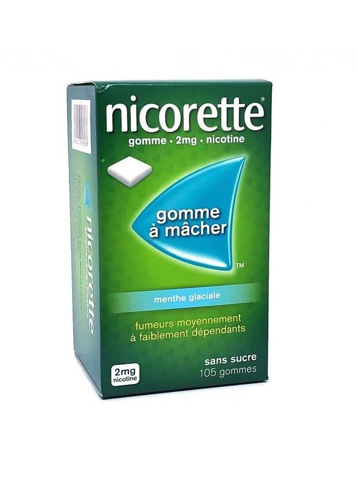 nicorette 2mg Menthe Glaciale - 105 Gommes