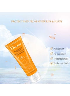Disaar Moisturizing Sunblock Sunscreen Cream SPF60 80ml  - Image 2