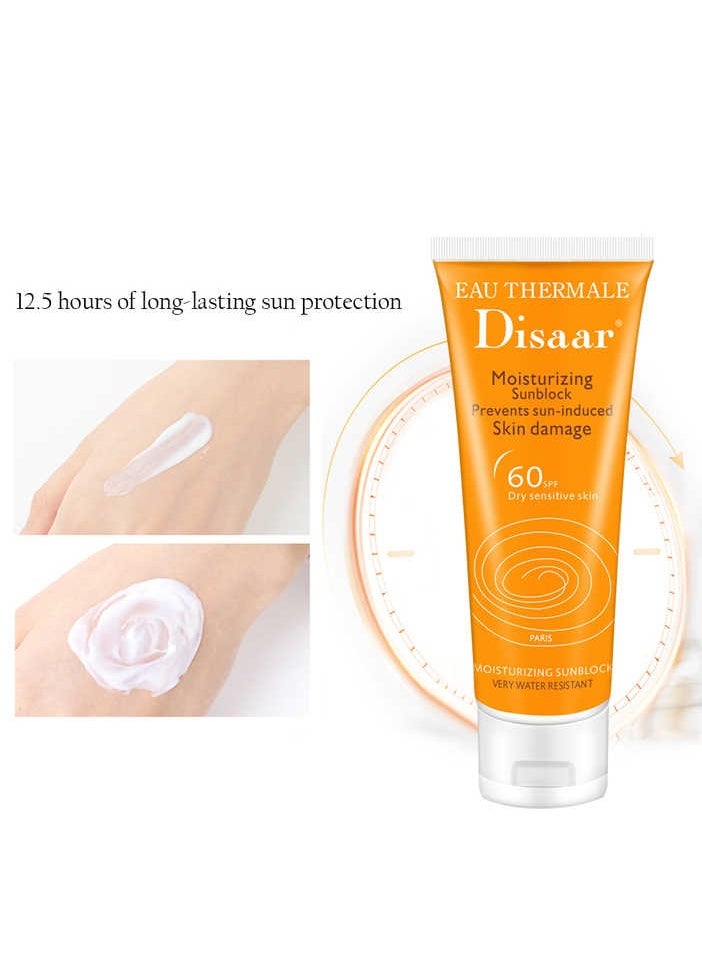 Disaar Moisturizing Sunblock Sunscreen Cream SPF60 80ml  - Image 4