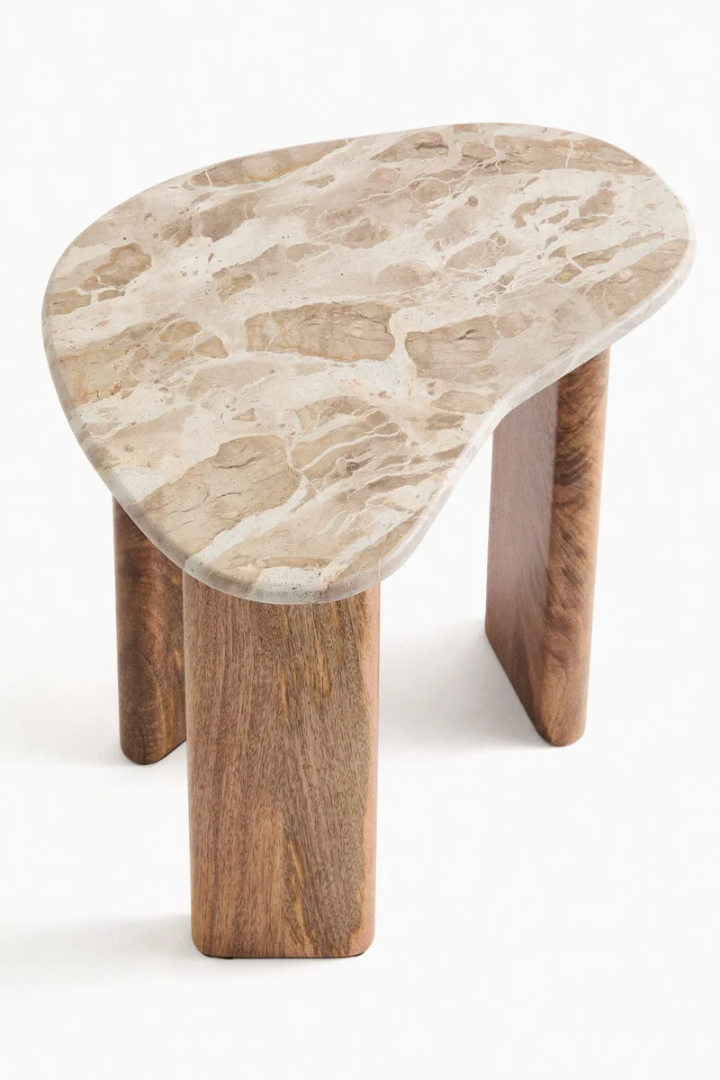 H&M Marble-top side table