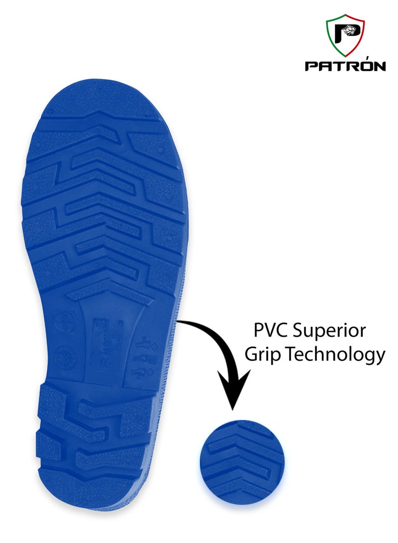 Patron White Gum Boot Liquid-Resistant With Dual Tone W3071-WH - Image 2