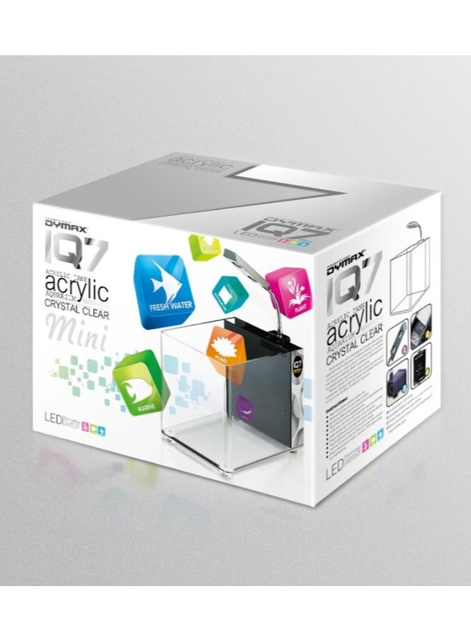 Dymax IQ7 Mini Acrylic Aquarium – Blue