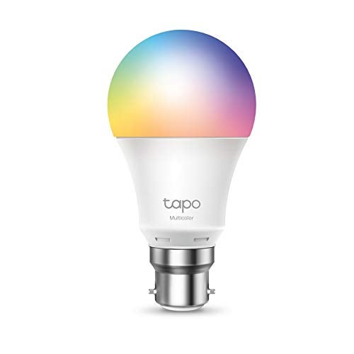 Tapo L530B Smart Bulb, Smart Wi-Fi LED Light, B22, 8.7W, Compatible with Alexa(Echo and Echo Dot) and Google Home, Colour-Changeable, No Hub Required [Energy Class A+], Multi, Standard - Image 1