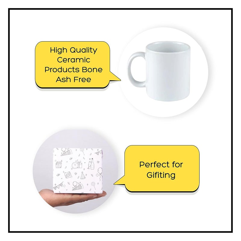 Oye Happy - Great Maa Premium Mug in Hindi - Best Gift for Mother/Mother in Law on Birthday/Anniversary/Mother's Day - Image 3