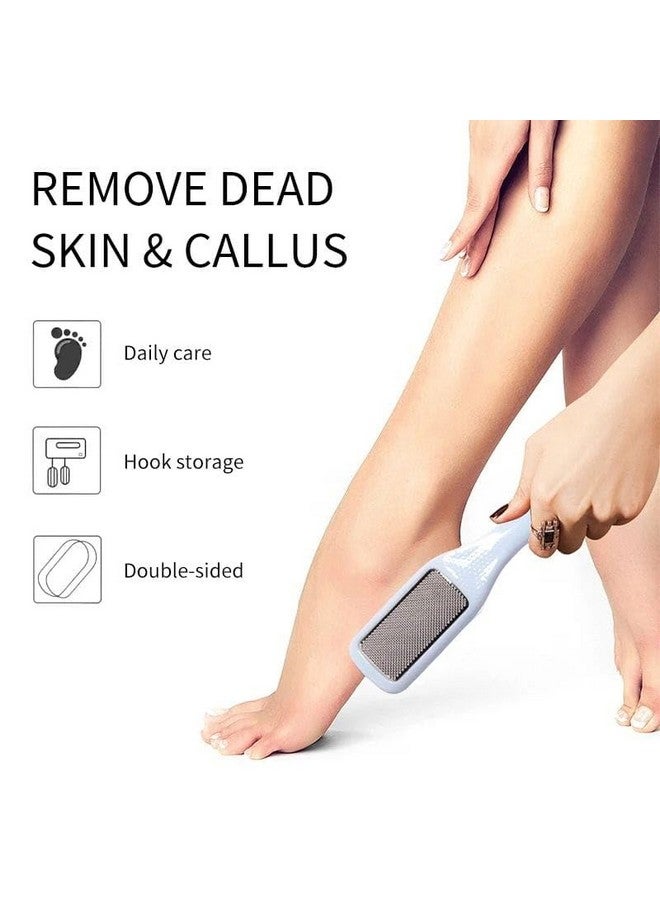 La Belleza Stainless Steel Pedicure Foot Scraper Scrubber Pack Of 3 - Image 5
