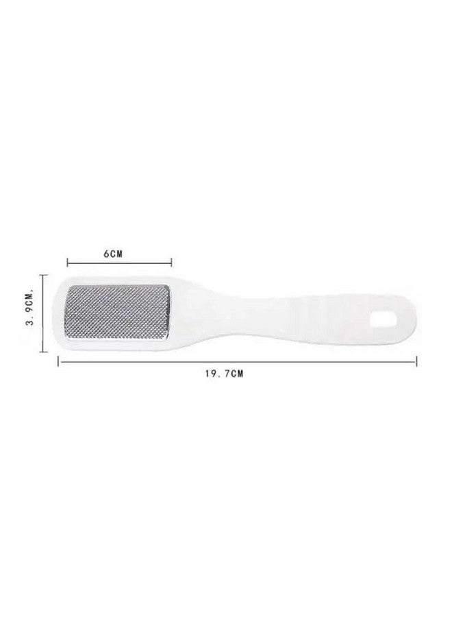 La Belleza Stainless Steel Pedicure Foot Scraper Scrubber Pack Of 3 - Image 3