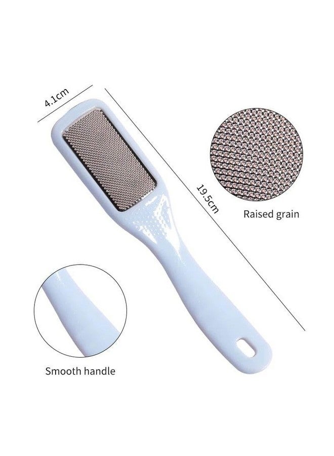 La Belleza Stainless Steel Pedicure Foot Scraper Scrubber Pack Of 3 - Image 4