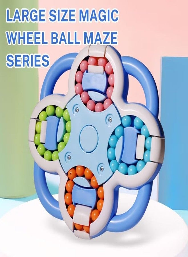 NVF Toys Rotating Magic Bean Fidget Toy, Colourful Stress Relief Cube, Educational Puzzle Game - Image 3