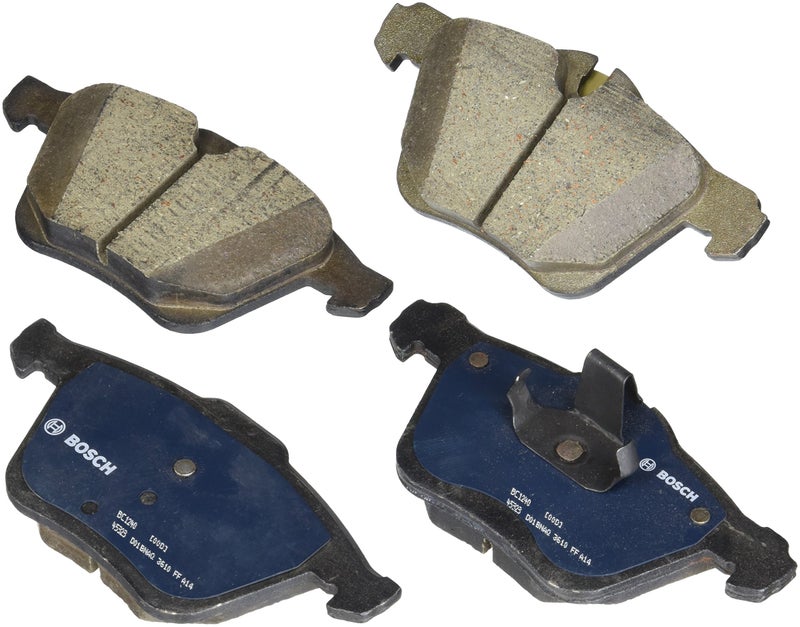 BOSCH BC1240 QuietCast Premium Ceramic Disc Brake Pad Set - Compatible with Select Jaguar S-Type, Super V8, XF, XJ, XJR, XK, XKR; FRONT - Image 3