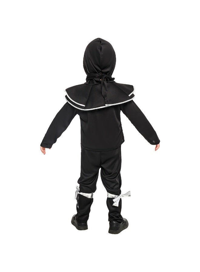 Halloween Japanese Ninja Costume Night-walking Attire Children's Cosplay Outfit Performance Costume Children's June 1st Performance Costume - Image 4
