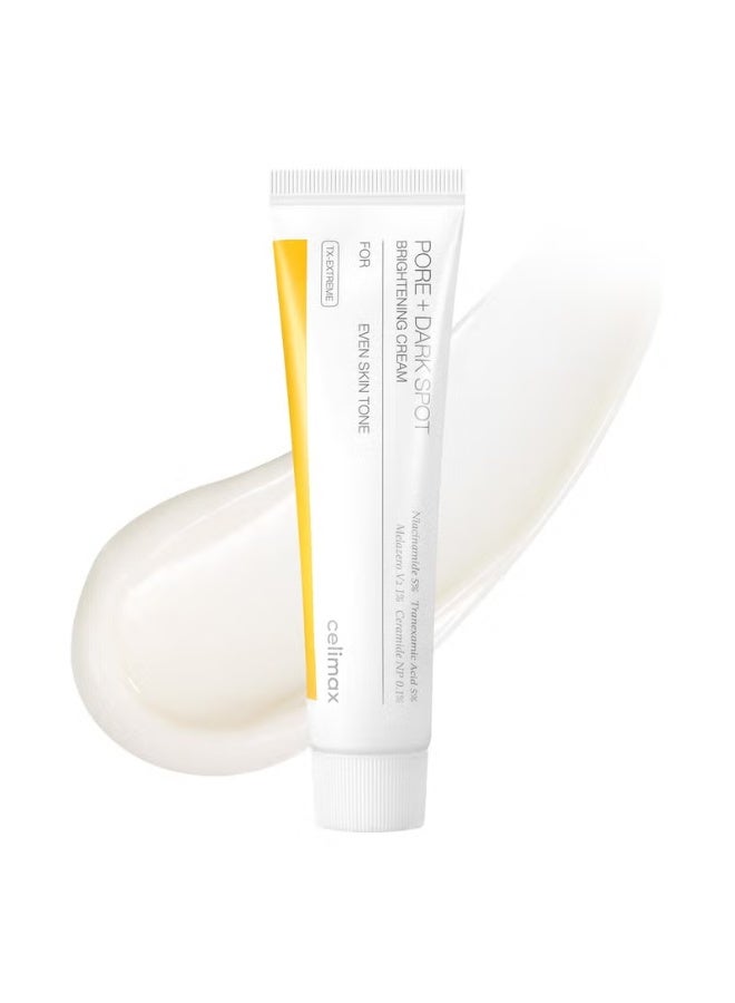 celimax Pore+ Dark Spot Brightening Cream with Niacinamide & Tranexamic Acid | Advanced Spot Fading & Pore-Refining Moisturizer - Image 2