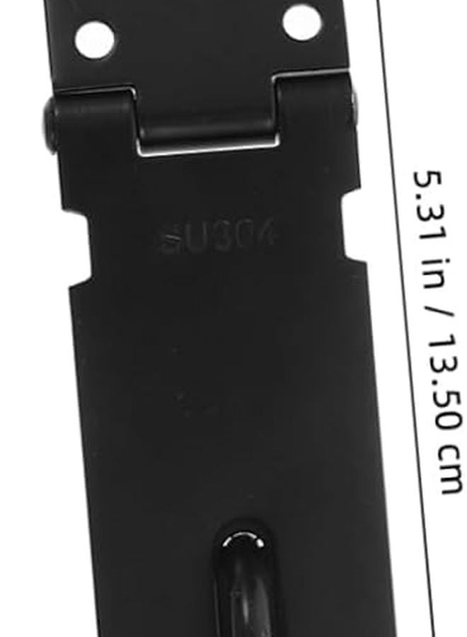 4 Pack Stainless Steel Heavy Duty Padlock Latch Cabinet Door Hasps For Secure Indoor Outdoor Use - Image 4