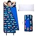 Wildkin Kids Original Nap Mat Cozy Kids Sleep Mat with Pillow Ideal for School Travel Transportation - Image 3