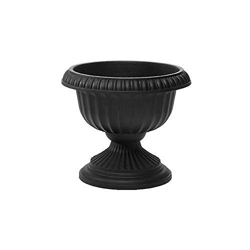 Root & Vessel Grecian Urn Planter, Black, 12-Inch - Image 1